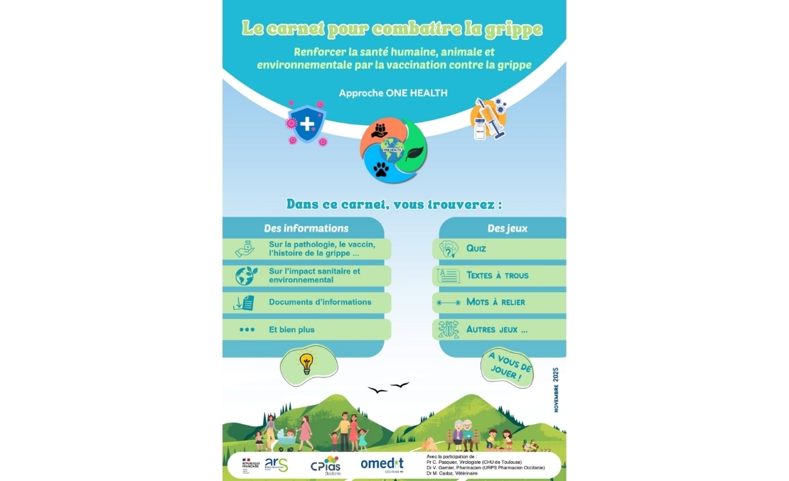 Carnets de jeux pour promouvoir la vaccination antigrippale